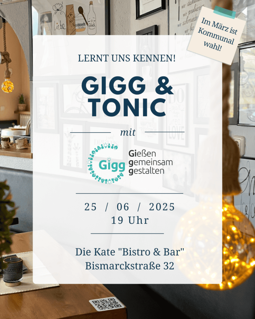 Gigg & Tonic Einladung
